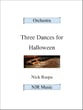 Three Dances for Halloween Orchestra sheet music cover